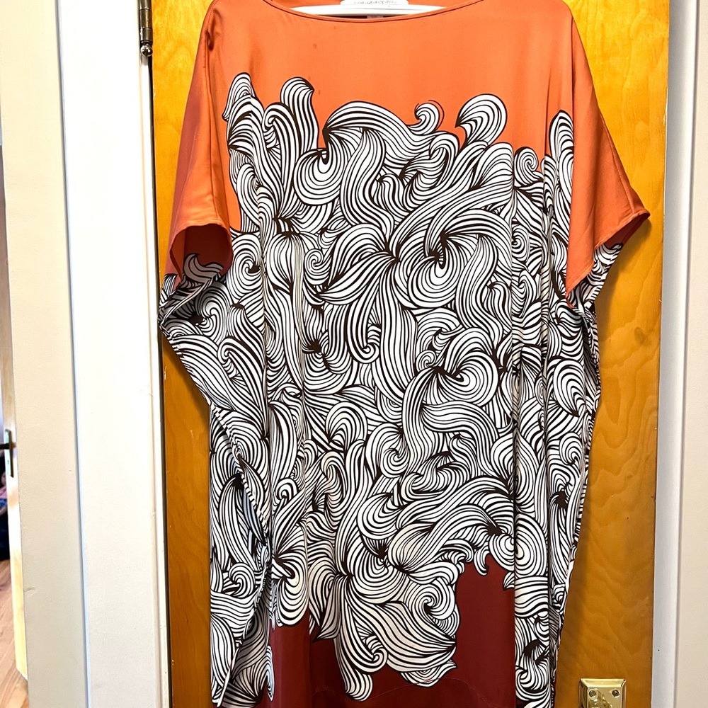 Diane Von Furstenberg caftan style dress I size Small